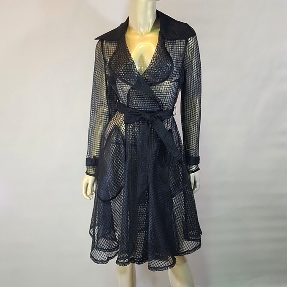 Jackets & Blazers - Organza check coat